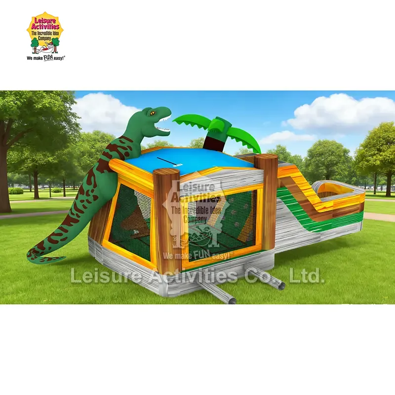 Super täispuhutavad mitmemängulised Jurassic Bouncy lossid