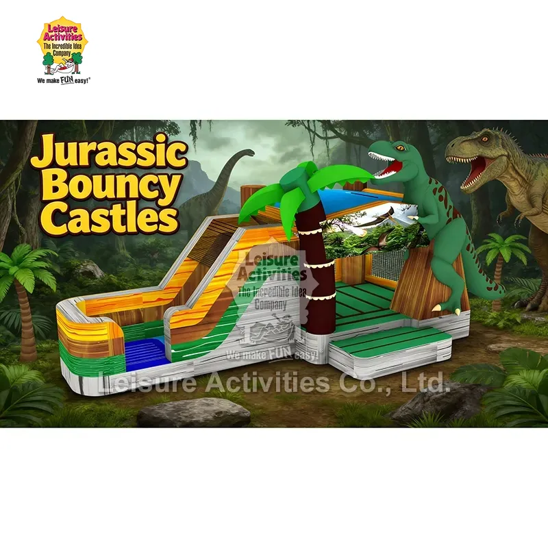 Super täispuhutavad mitmemängulised Jurassic Bouncy lossid